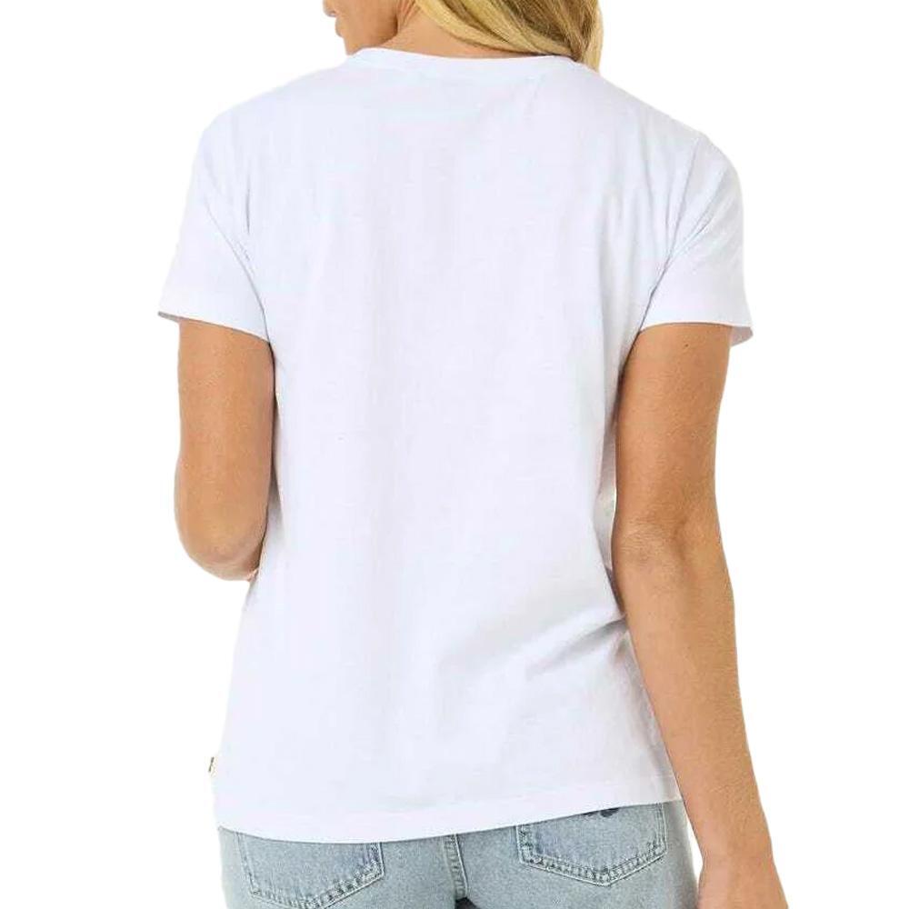 T-Shirt Donna Rip Curl Crystal Standard Bianca 2/5