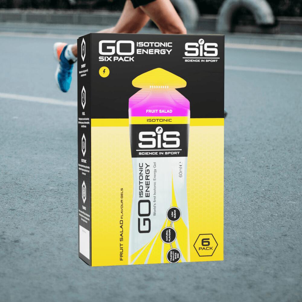 SIS GO Isotonic Energy Gels (6x60ml) Fruit Salad - Énergie et endurance 2/3