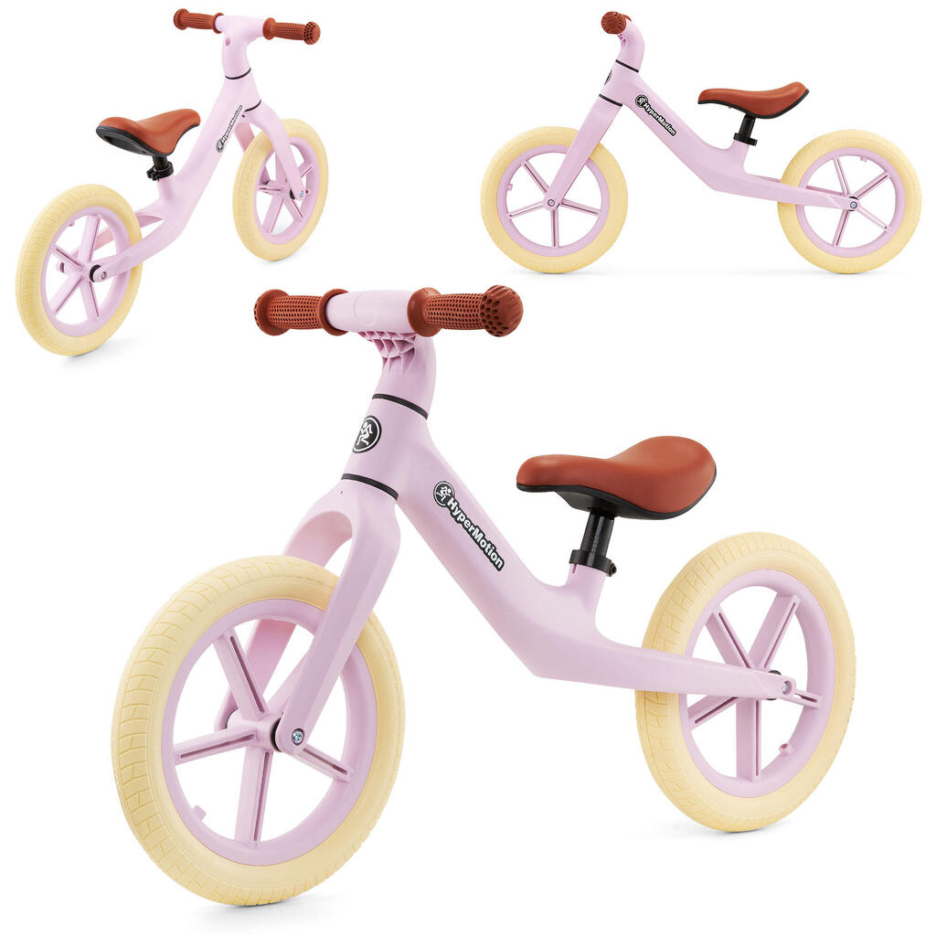 Balance bike – cycling – unisex – lightweight, adjustable seat – pink