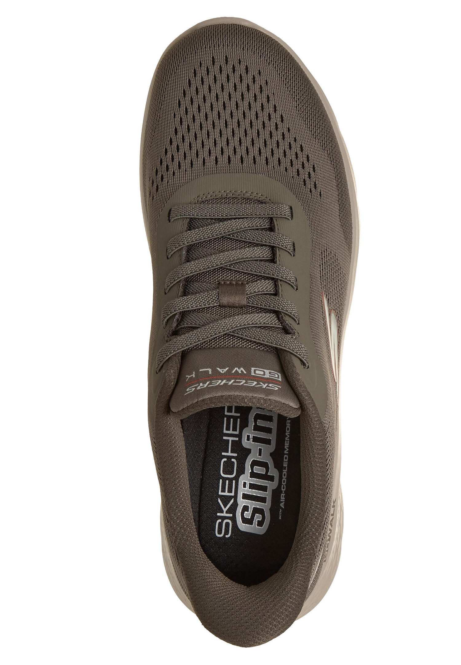 Skechers Herren Go Walk Flex Master Sneaker Slip-On 216924 DKTP Braun 3/4