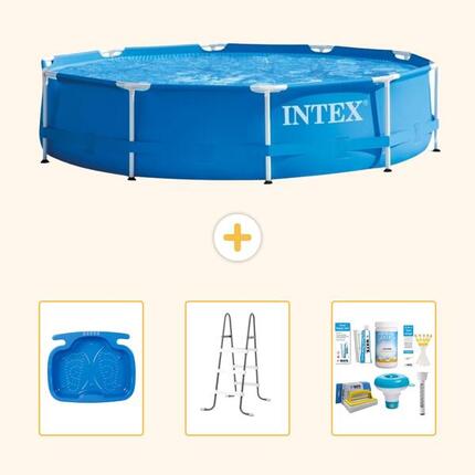 Piscine Tubulaire Ronde - 305x76 cm - 4-pièces S22454