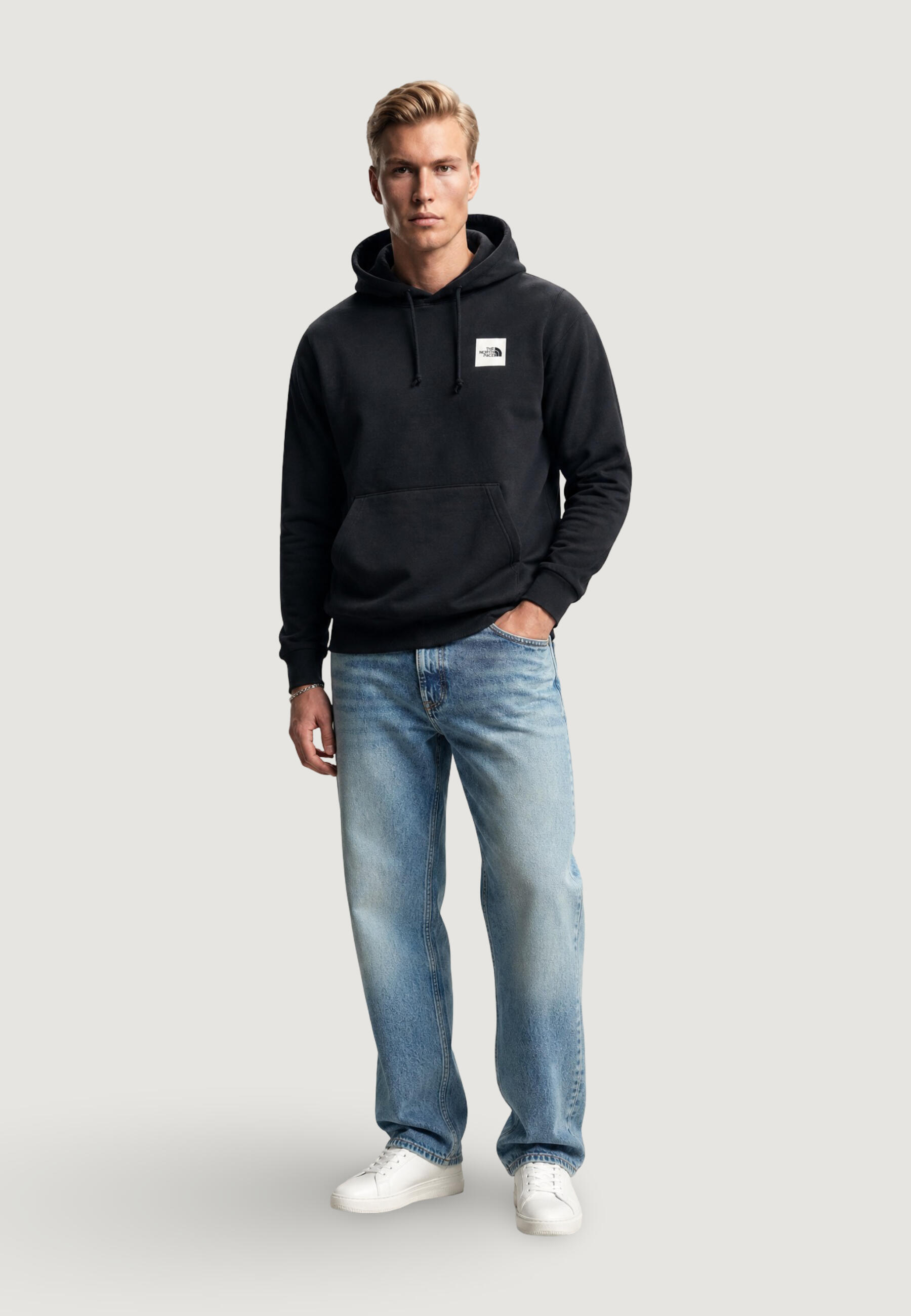 sweat-shirt M BOX HD REG HD HOMME noir 4/5