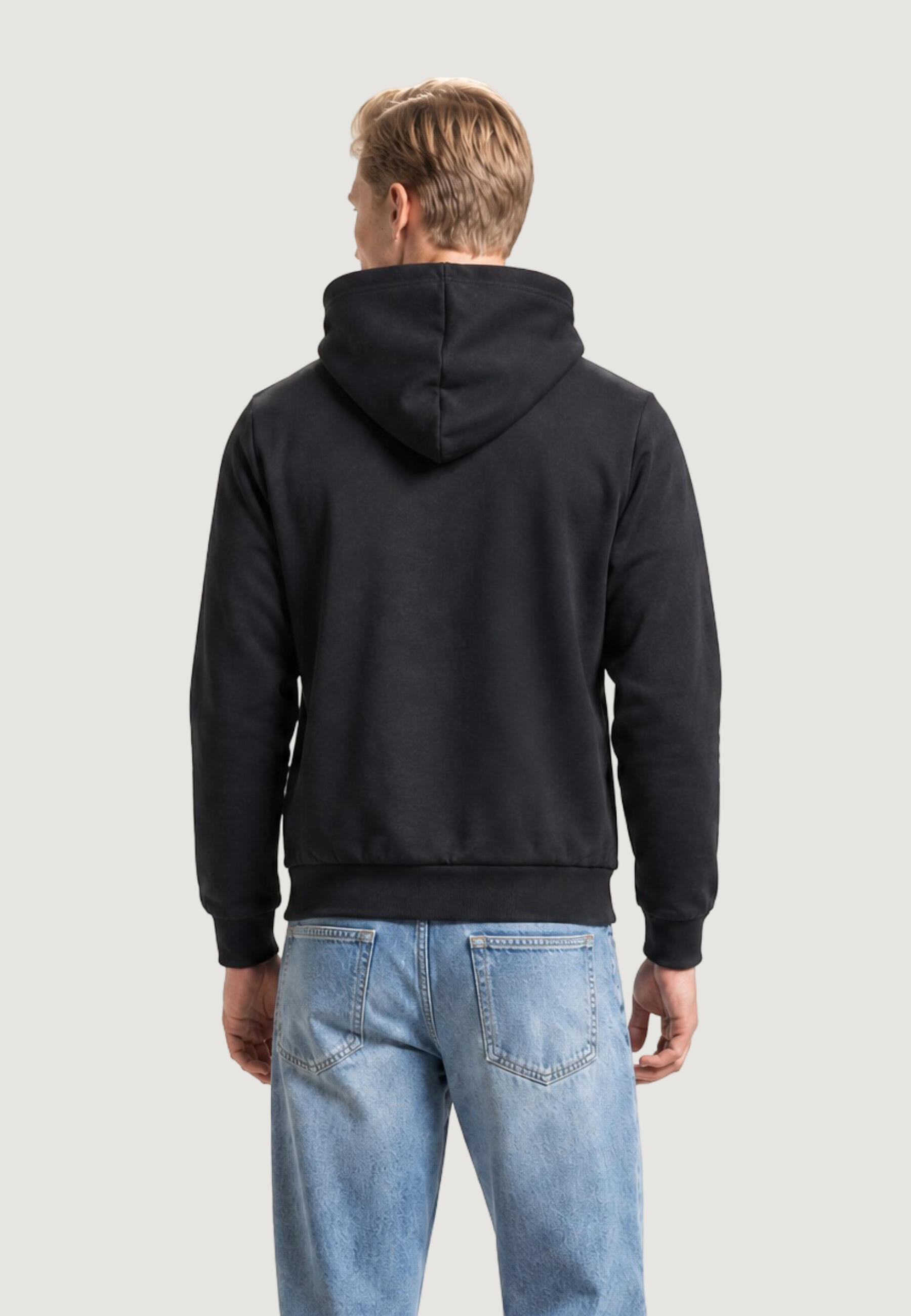 sweat-shirt M BOX HD REG HD HOMME noir 2/5