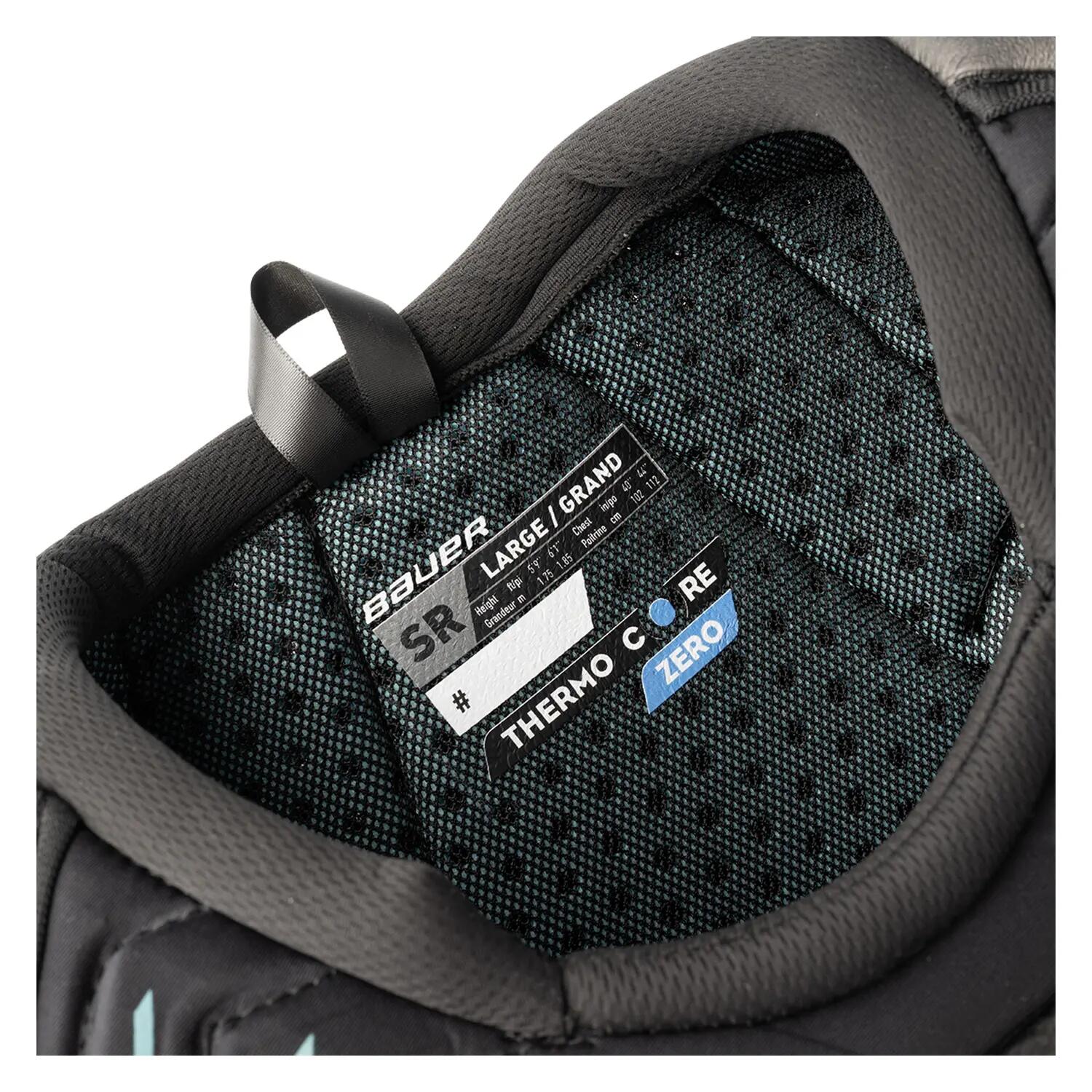 BAUER Supreme Fuse Senior schwarz Erwachsene Eishockey-Schulterpolster 8/9