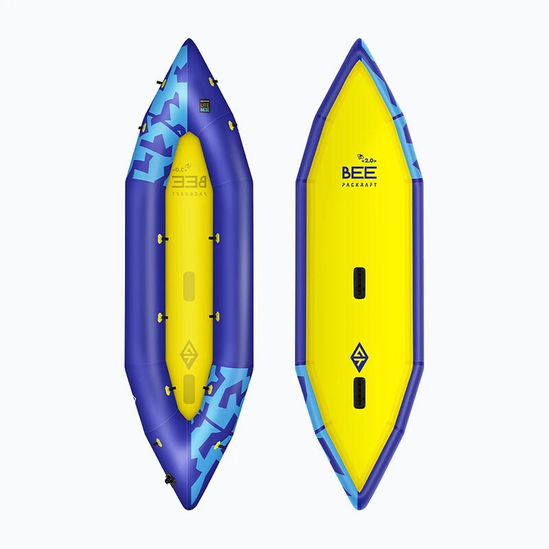 Caiac gonflabil pentru 2 persoane Aquatone Bee Inflatable Pack Raft 11'8" 356