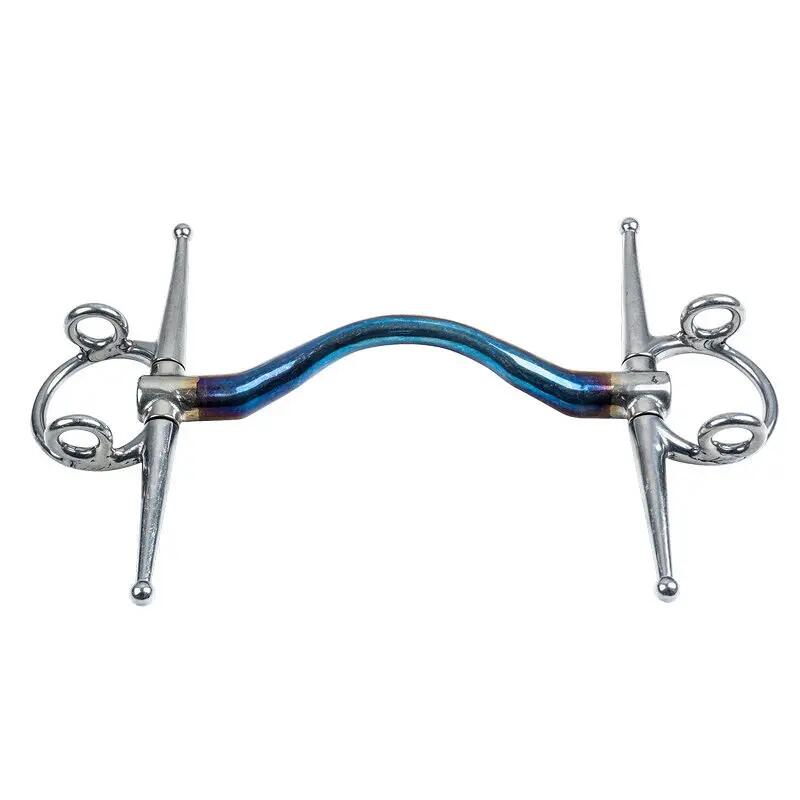Mors à aiguille pour cheval Trust Sweet Iron Full Cheek Gag Medium Port 16 1/1