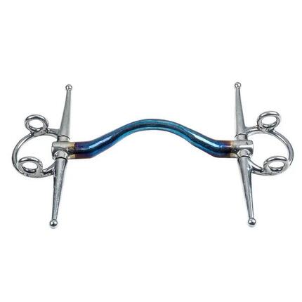 Mors à aiguille pour cheval Trust Sweet Iron Full Cheek Gag Medium Port 16