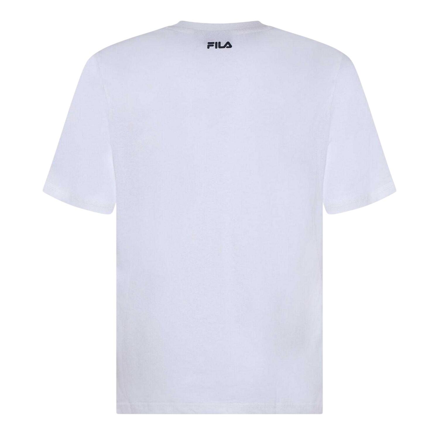 Mens Harrison Logo Cotton TShirt (White) 2/2
