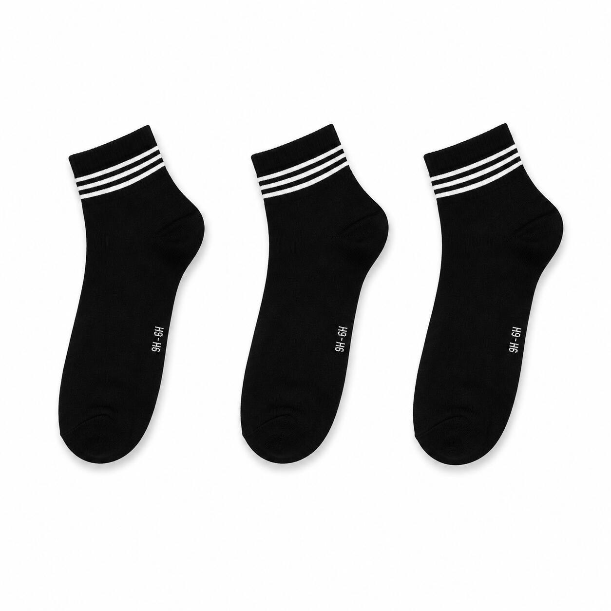 Men’s Crew Socks 3Pack NERO 3/4
