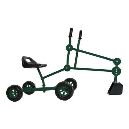 AXI Dean graafmachine voor in de zandbak/strandspeelgoed - Groen/Zwart