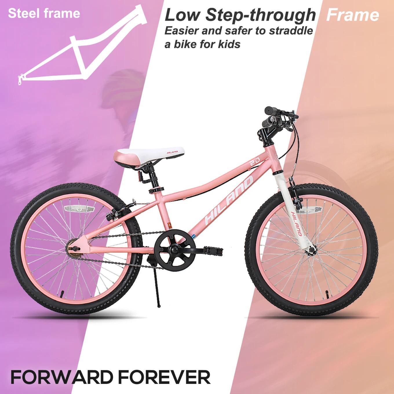 Garçon&fille vélo VTT enfant 20 pouces, monovitesse, frein V, 5-10 ans Climber 3/6