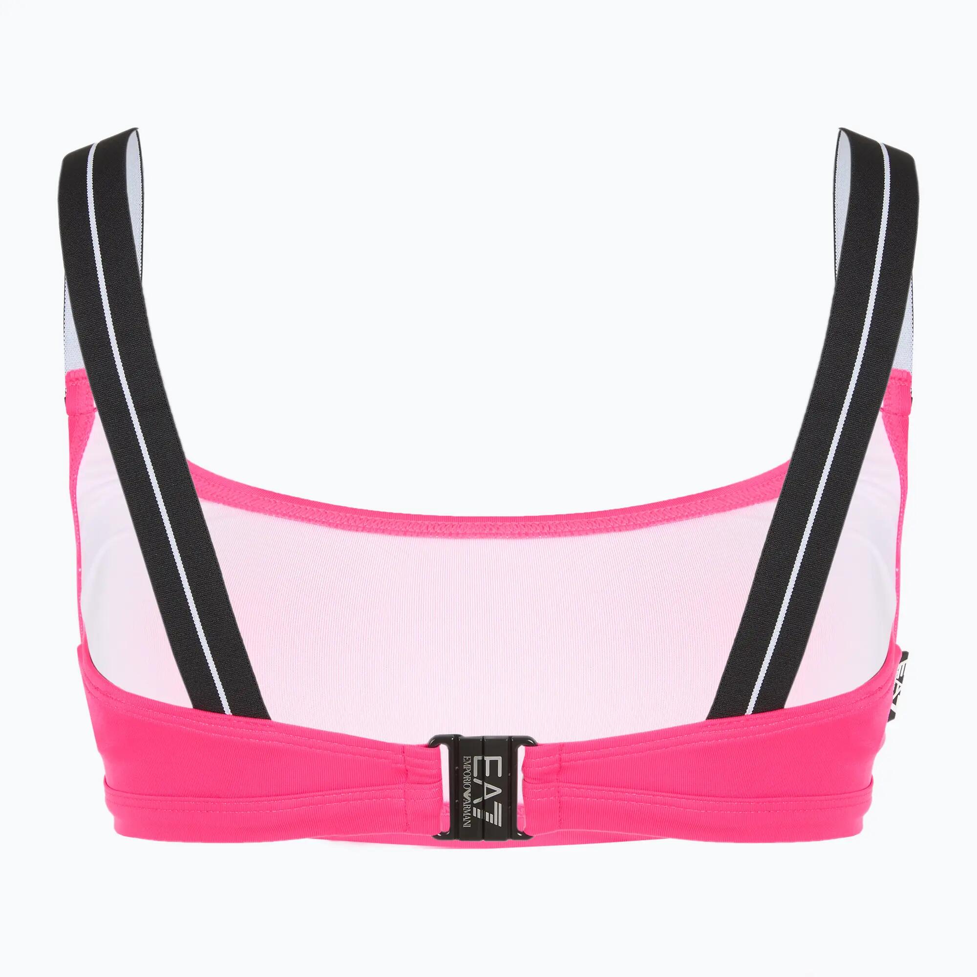 Strój kapielowy dwuczęściowy damski EA7 Emporio Armani Logo Tape Bikini Top 4/7