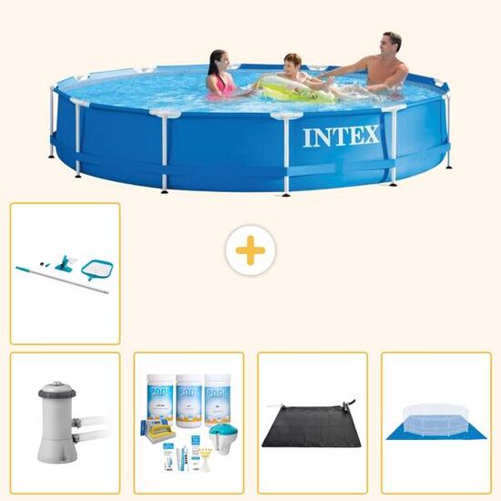 Piscine Tubulaire Ronde - 366x76 cm - 6-pièces S21023