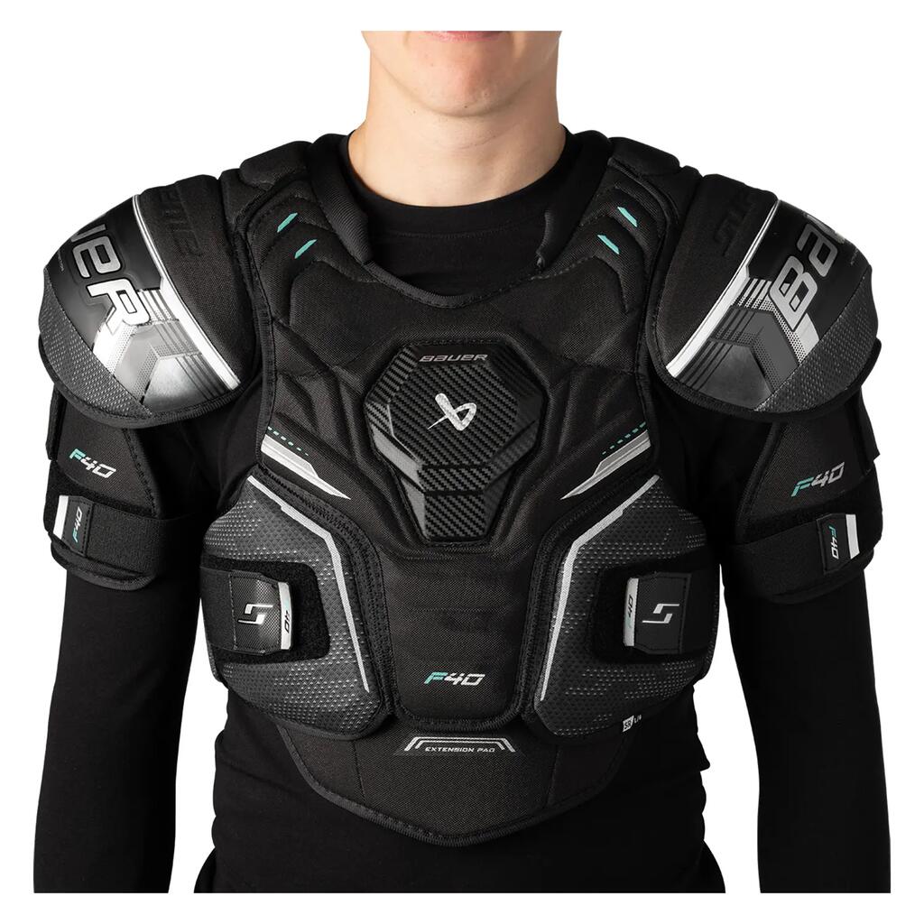 BAUER Supreme F40 Senior black adult Hockey Shoulder Pads