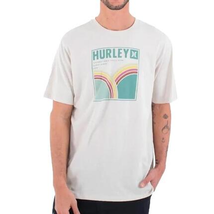 Camiseta Beige Hurley Rolling Hills para Hombre