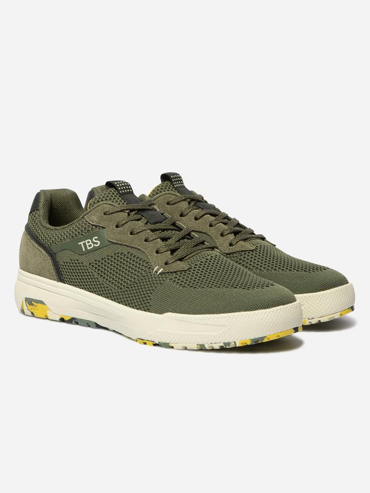 Chaussures - Homme - Tennis toile, lacets - NEOPOLE Vert 4/7