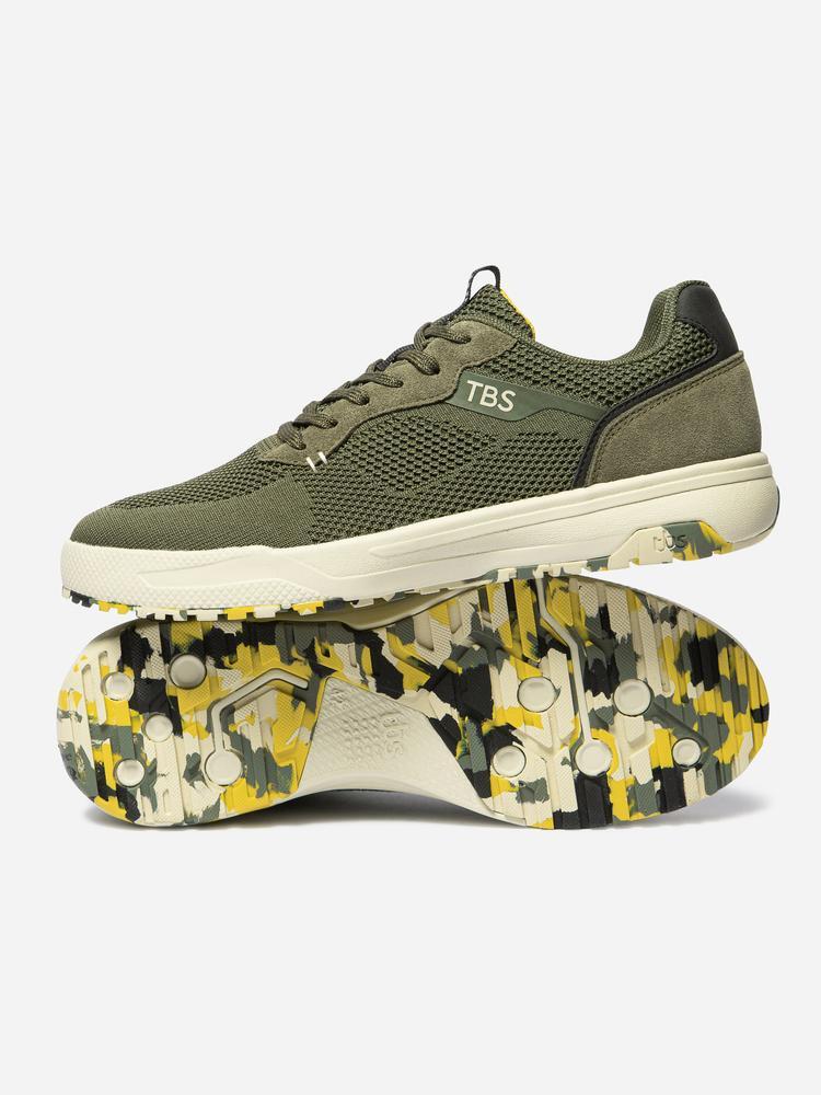 Chaussures - Homme - Tennis toile, lacets - NEOPOLE Vert 3/7
