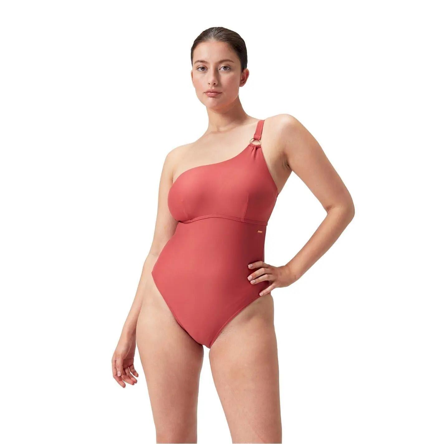 Badeanzug für Damen Braun 4/5