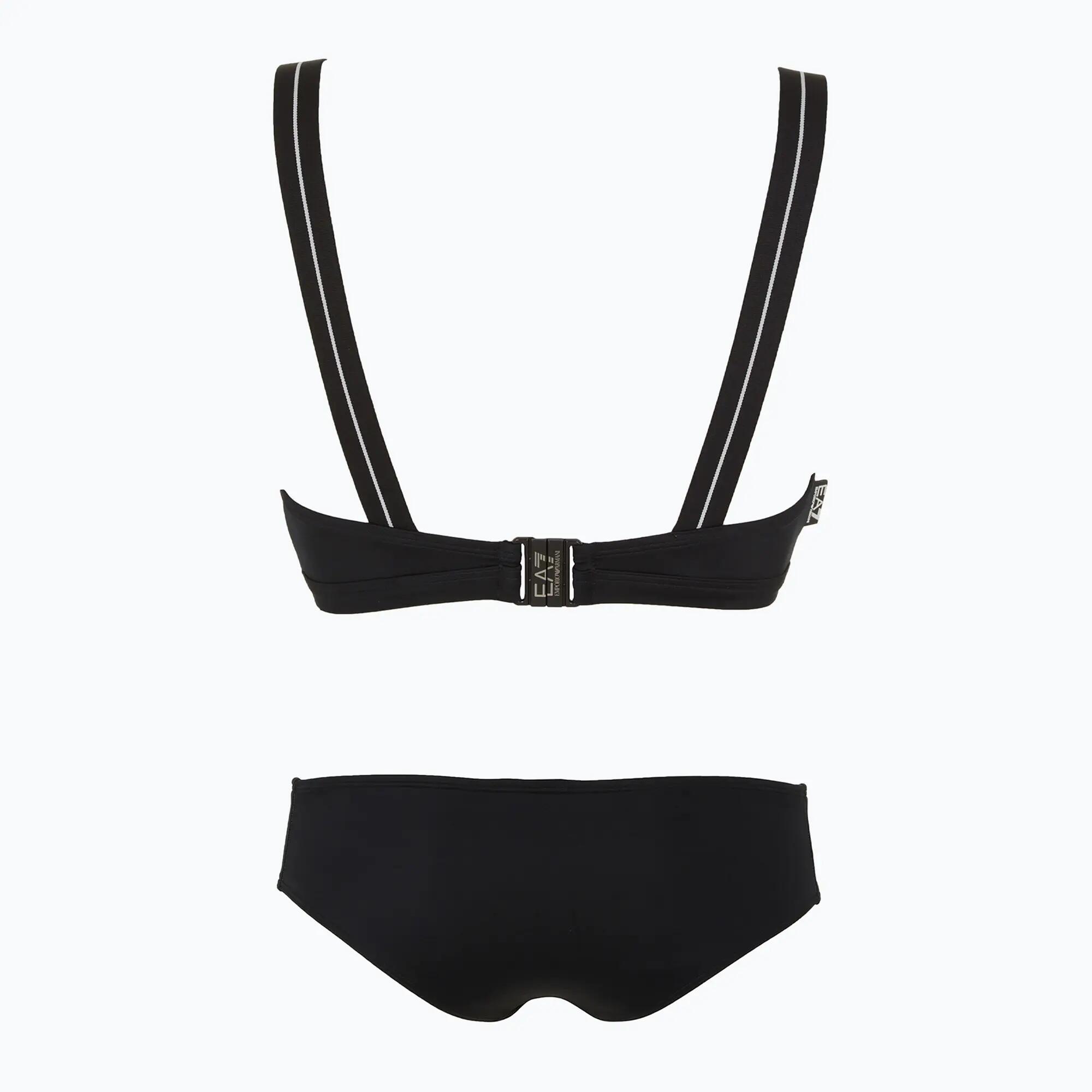 Strój kapielowy dwuczęściowy damski EA7 Emporio Armani Logo Tape Bikini Top 2/6