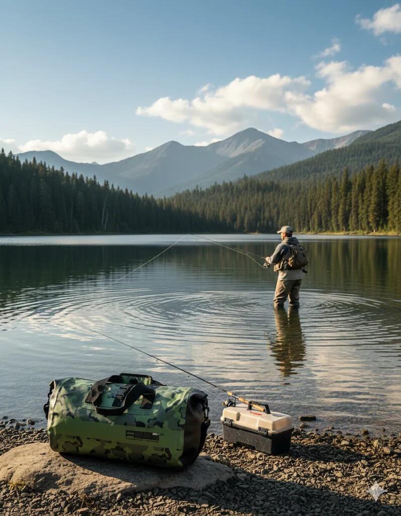 Borsa duffle impermeabile per pesca e caccia 4/4