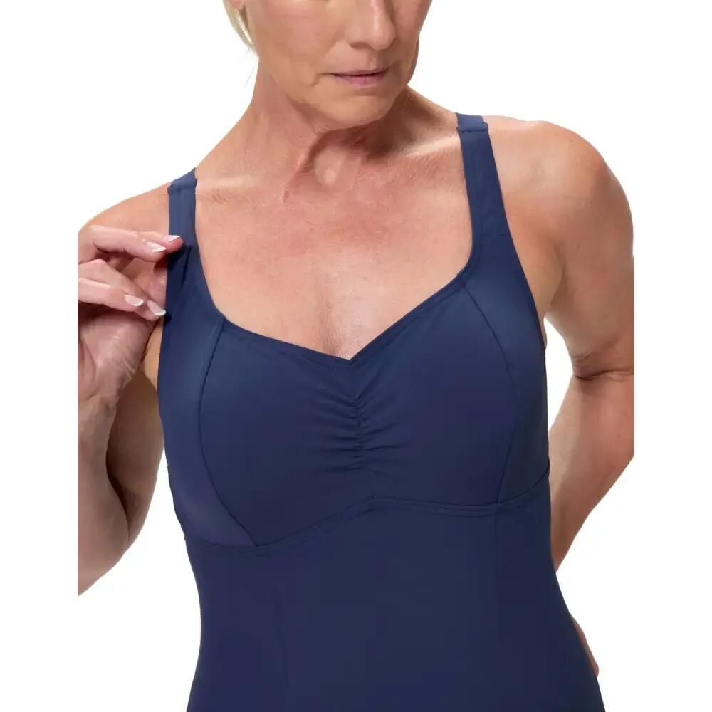 Speedo Vormgevend Aquanite-zwempak - Marineblauw 4/5
