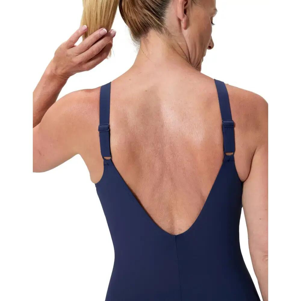 Speedo Vormgevend Aquanite-zwempak - Marineblauw 2/5