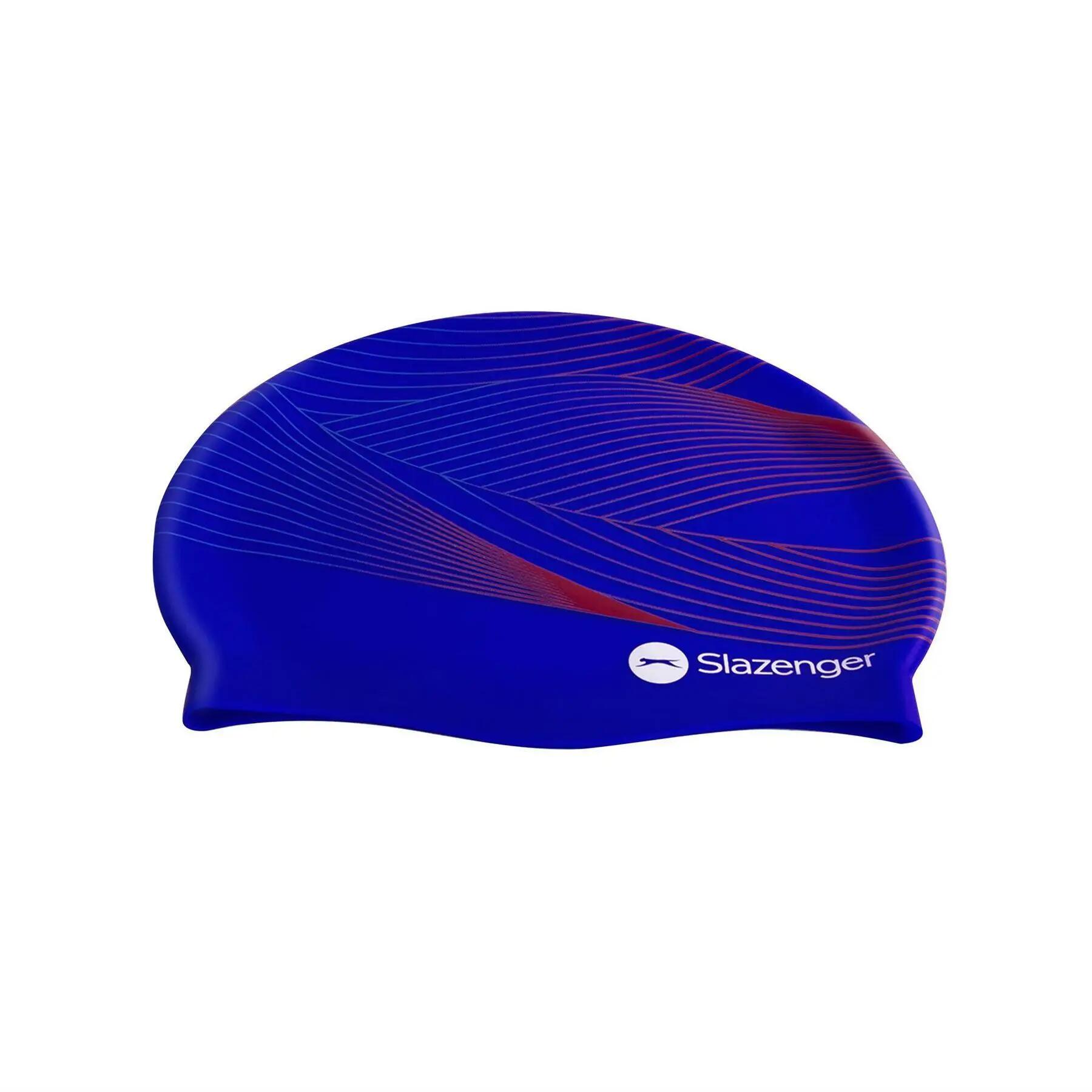 Cuffia Da Nuoto Logo Bambini Slazenger Blu Stampa 4/5