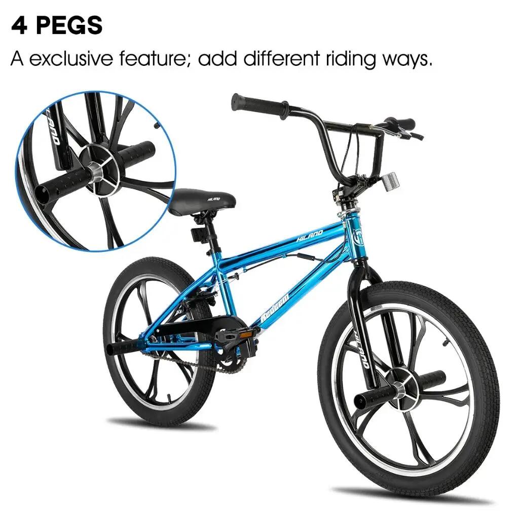 Niños BMX 5-Radios 360° Rotor 4 Pegs Monomarcha 5/6