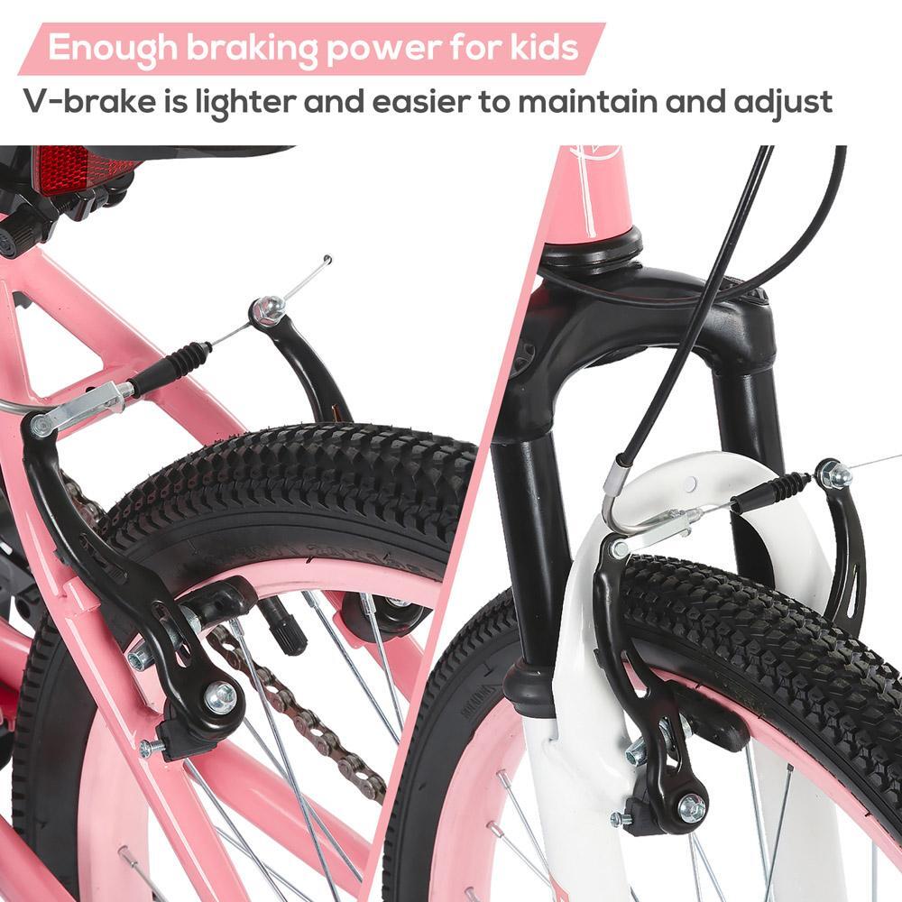 Jungen&Mädchen Rad Jugend-MTB 24 Zoll, 7 Gänge Federgabel V-Bremse Climber 4/7