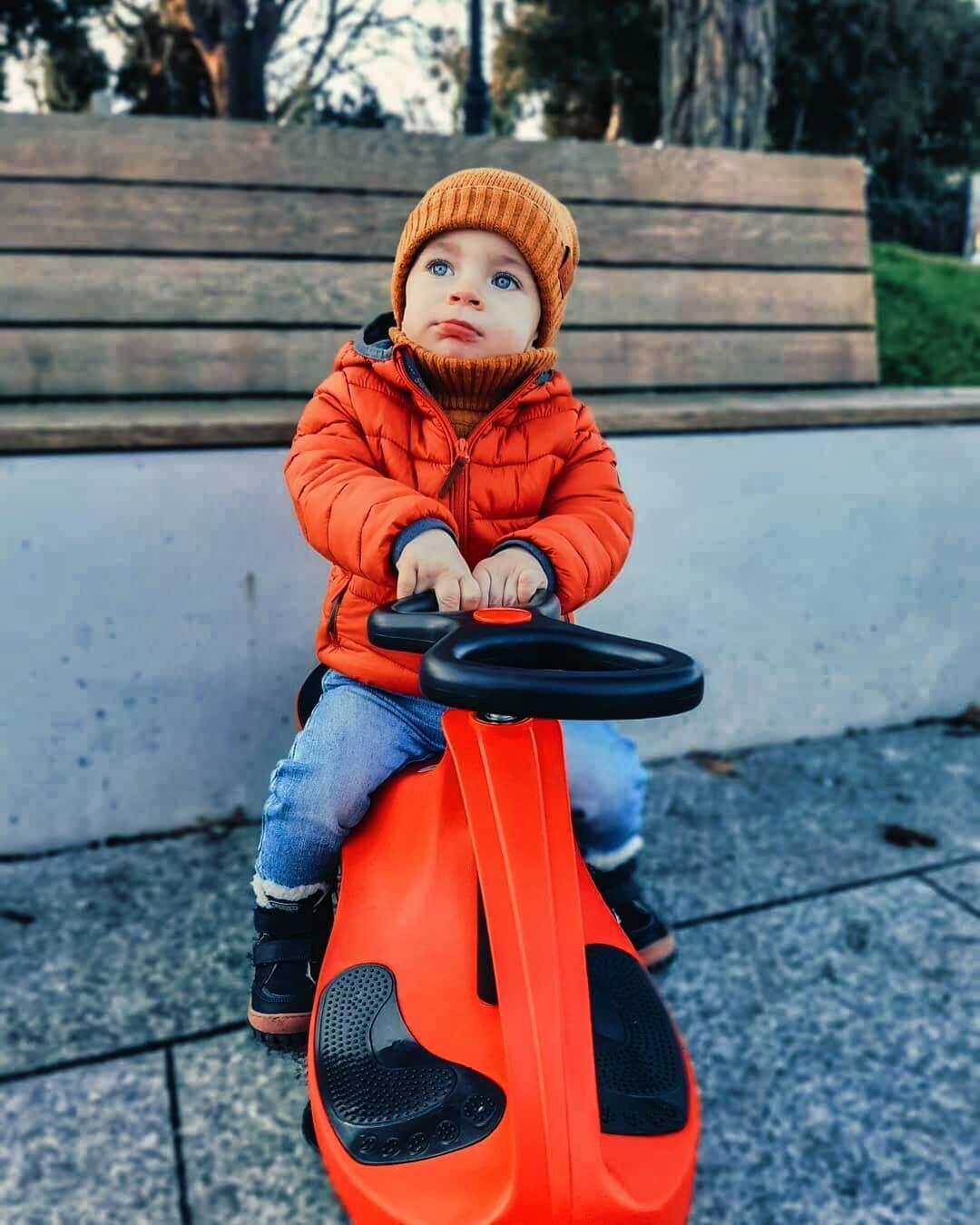 Draisienne - mixte - sans pédale, 120 kg - twistcar - rouge 5/9