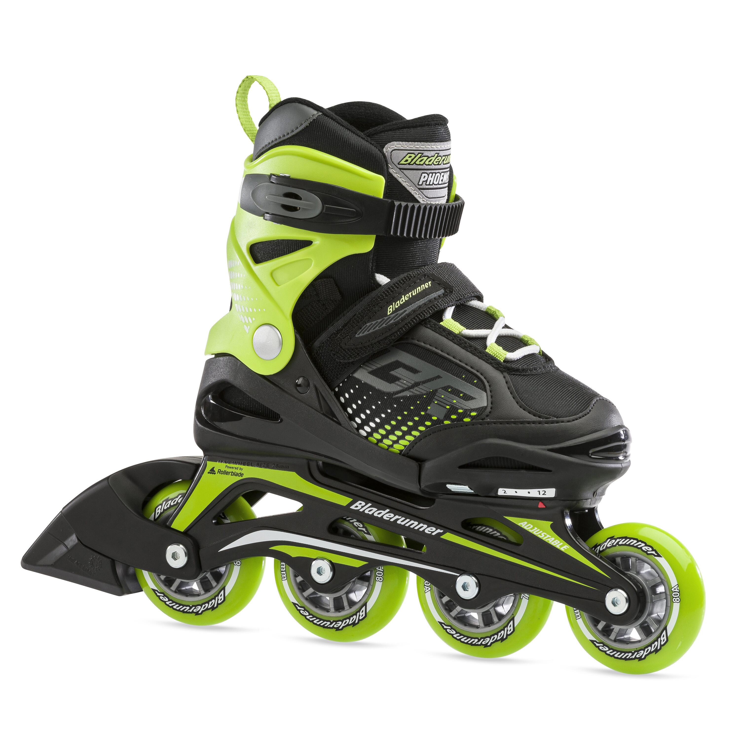 Bladerunner rolki dziecięce Phoenix black-green 18,5-21 2/5