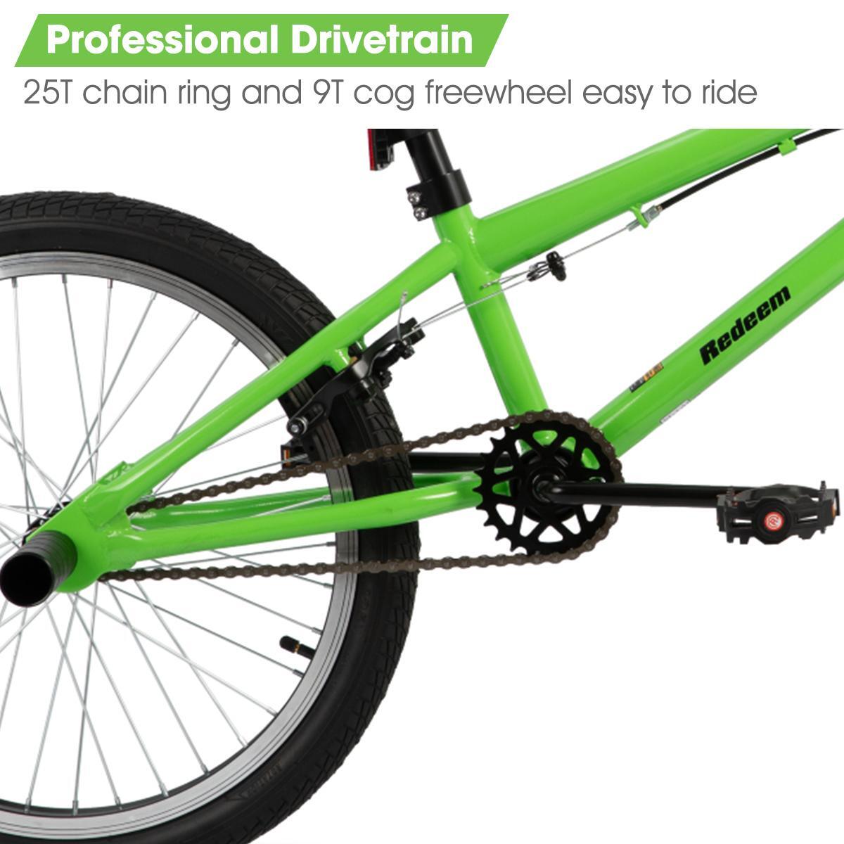 BMX Enfant Fille Garçon 20 pouces Vélo Freestyle Monovitesse Rotor 5/6