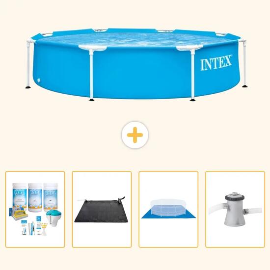 Piscine Tubulaire Ronde - 244x51 cm - 5-pièces S20986