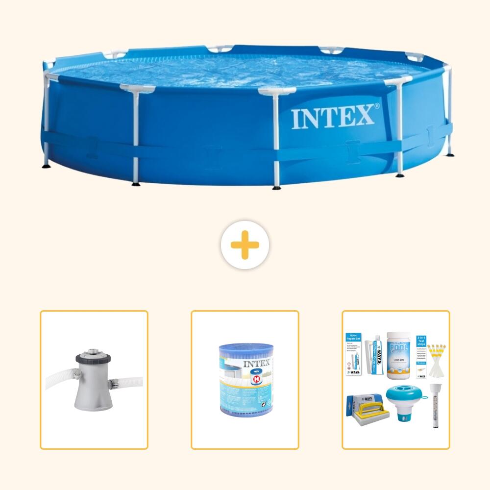 Piscine Tubulaire Ronde - 305x76 cm - 4-pièces  S22453 1/7