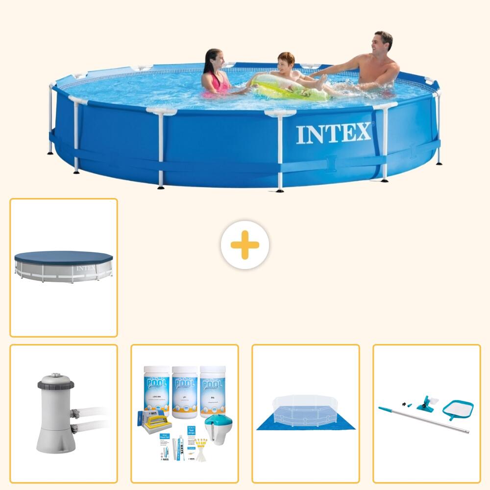 Piscine Tubulaire Ronde - 366x76 cm - 6-pièces  S21176 1/7