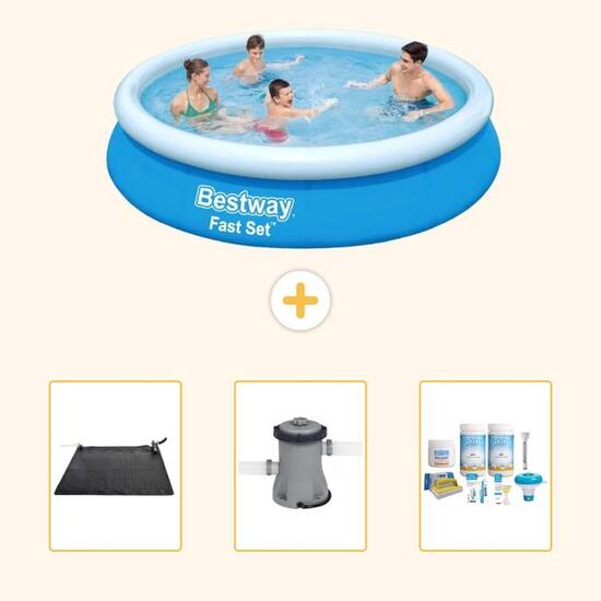BESTWAY Piscina Bestway Fast Set Redonda - 244x61 cm - 4-piezas S22623