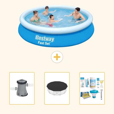 Bestway fast set rond - 366x76 cm - 4-delig s22659