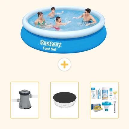 Bestway Fast Set Ronde - 366x76 cm - 4-pièces S22659