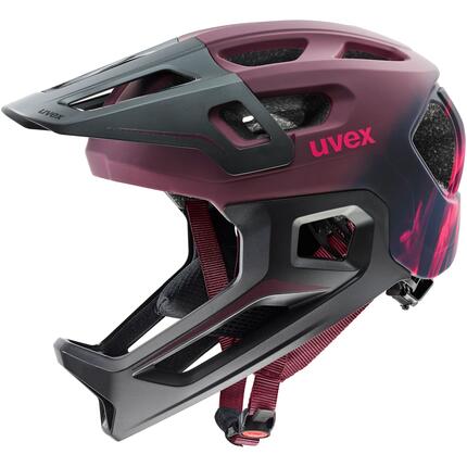 Kask rowerowy dziecięcy UVEX React jr. fullface