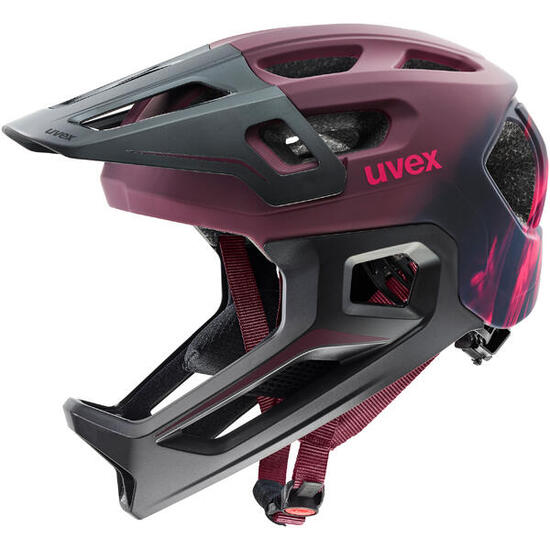 Kask rowerowy dziecięcy UVEX React jr. fullface