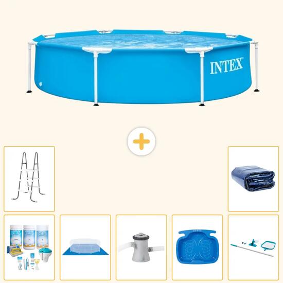 Piscine Tubulaire Ronde - 244x51 cm - 8-pièces S20405