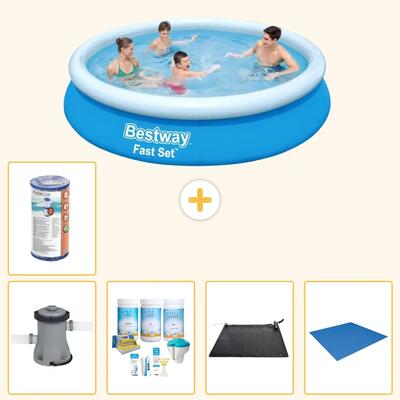 Bestway fast set rond - 366x76 cm - 6-delig s22021