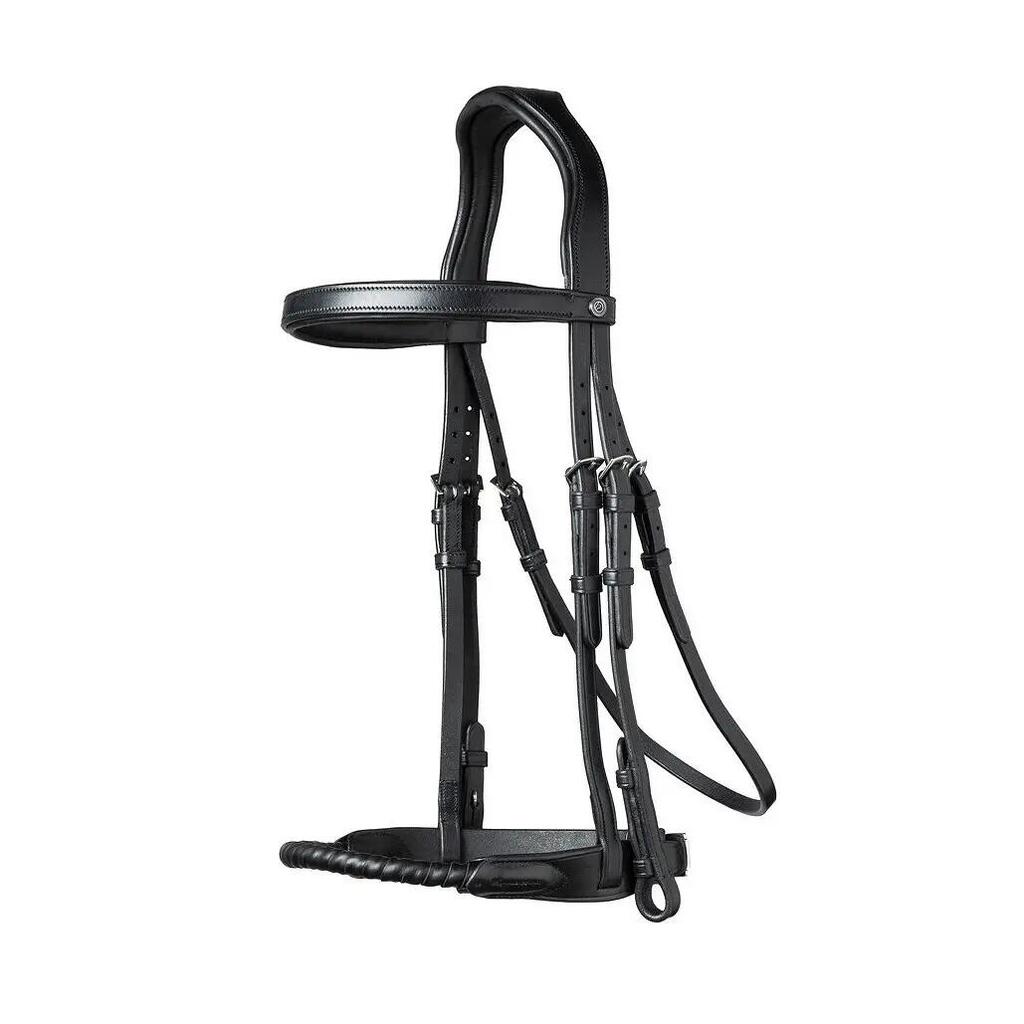 Anatomical Riding Bridle with Cord Noseband Trust Dublin