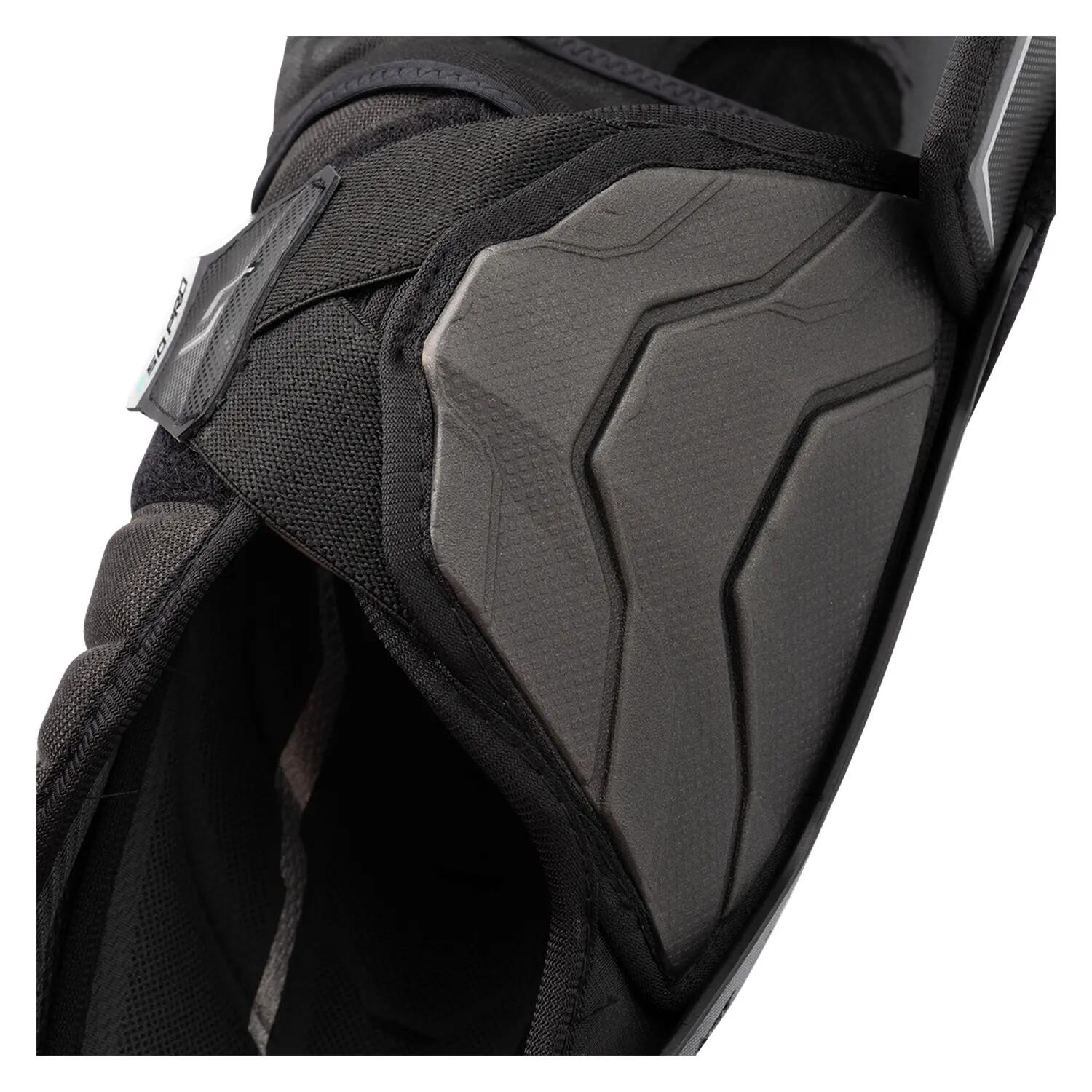 BAUER Supreme F50 Pro Intermediate caneleiras de hóquei pretas para crianças 4/8