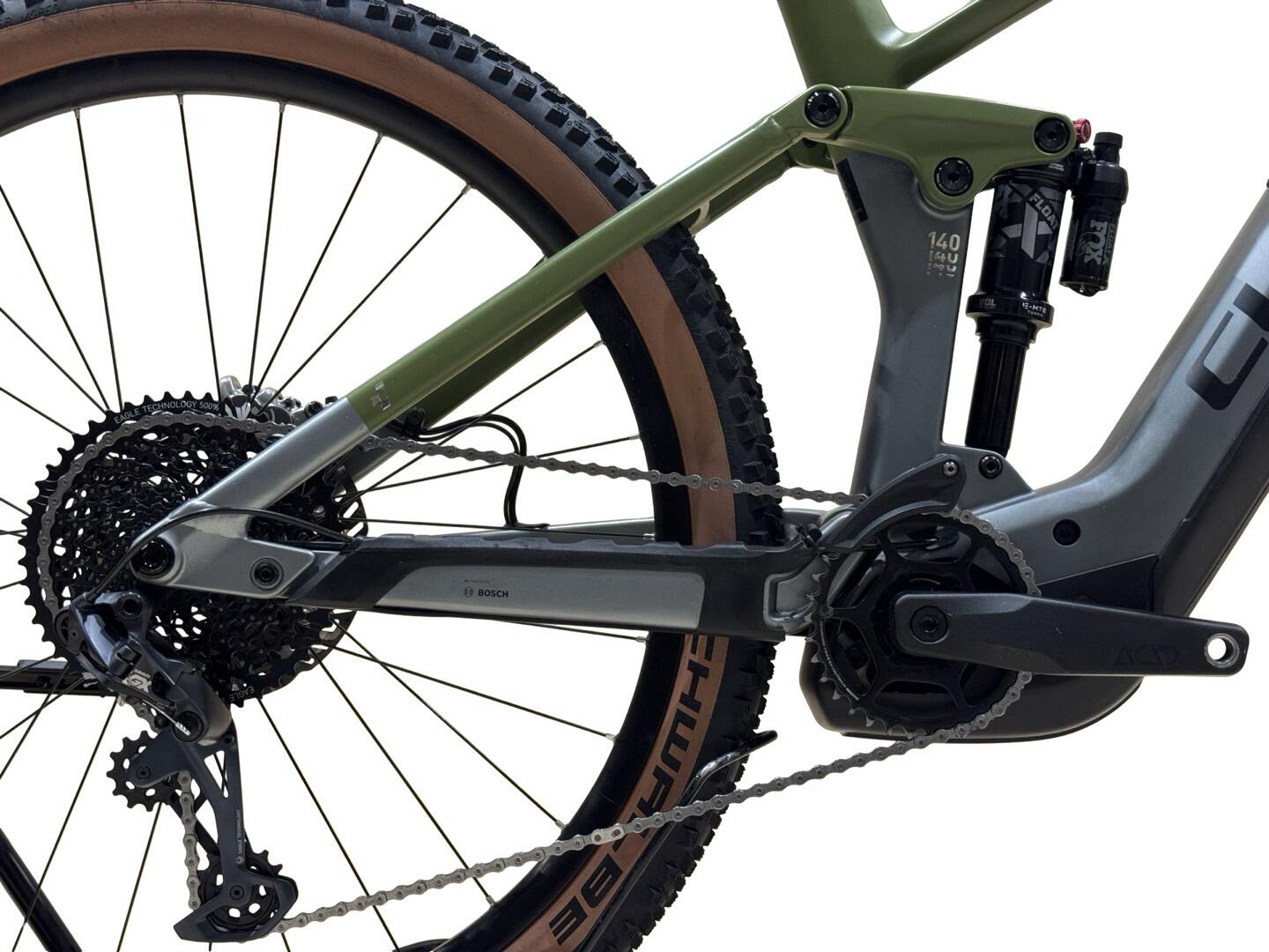 Ricondizionata -E-Mountain bike Cube Stereo Hybrid 140 HPC TM - Stato eccellente 12/14