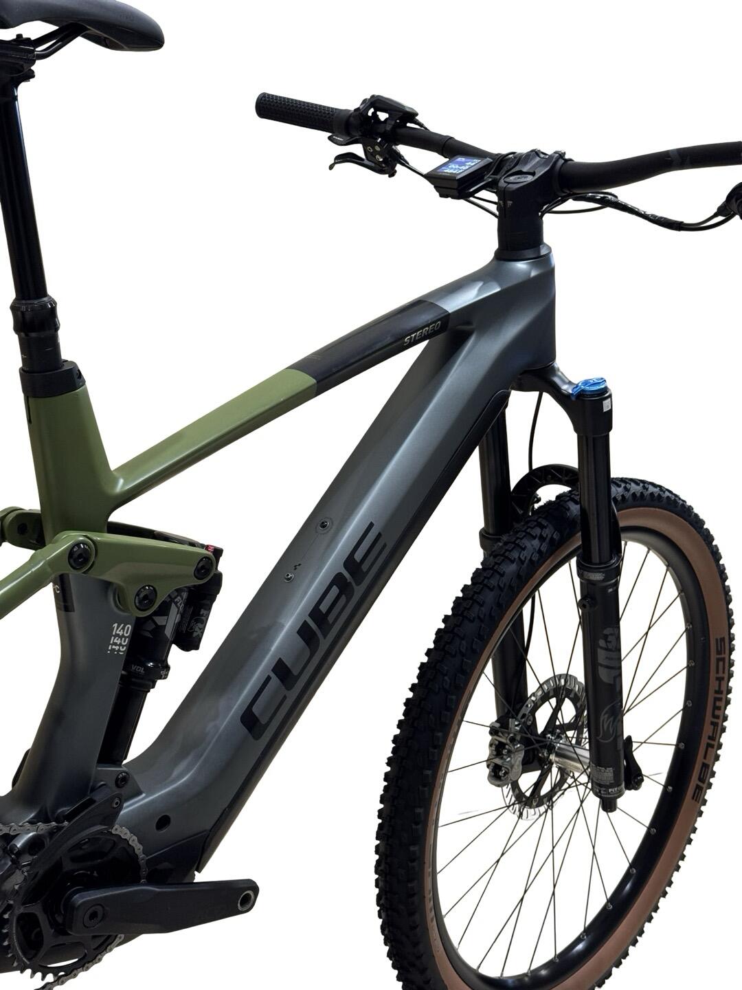 Ricondizionata -E-Mountain bike Cube Stereo Hybrid 140 HPC TM - Stato eccellente 11/14
