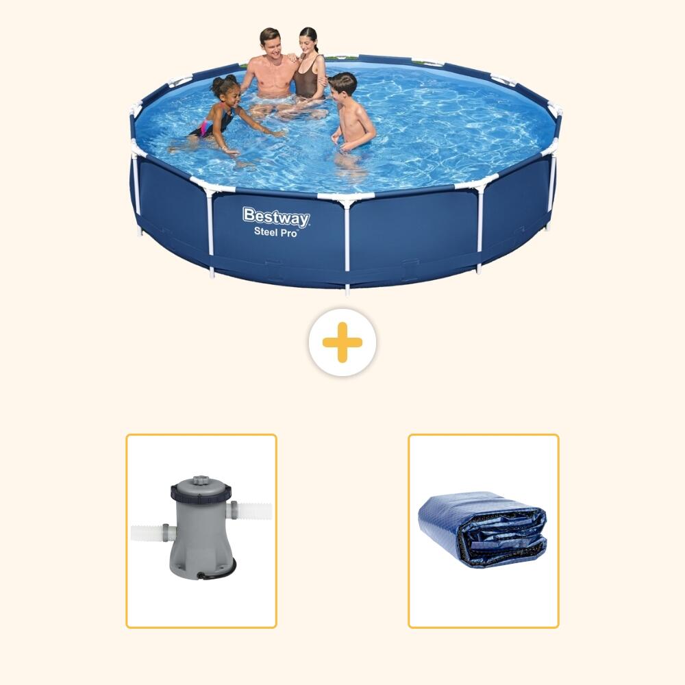 Bestway Steel Pro Rond - 366x76 cm - 3-delig S22308 1/7