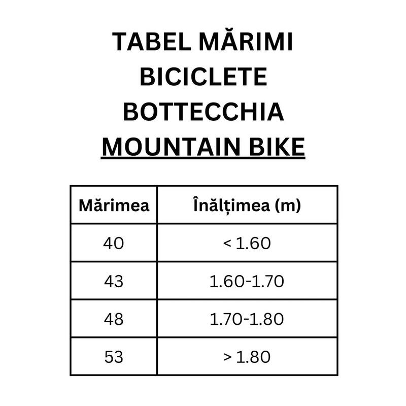 Bicicletă MTB Bottecchia 107 27.5 inch alb/turcoaz 48