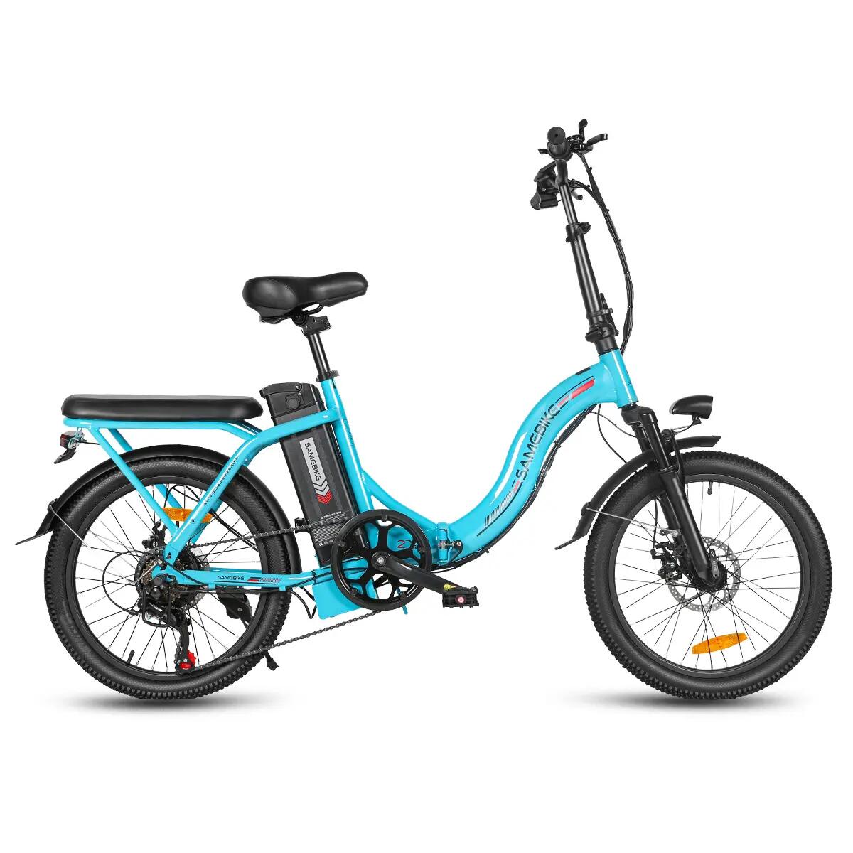 Bicicleta elétrica para adultos SAMEBIKE CY20 Bateria 36V13Ah Motor 250W 4/15