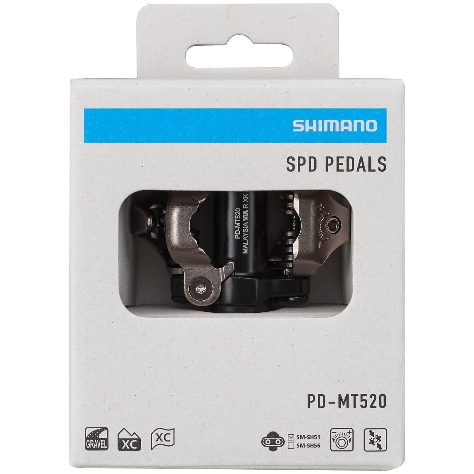 Pédales Shimano PD-MT520 noires 5/8